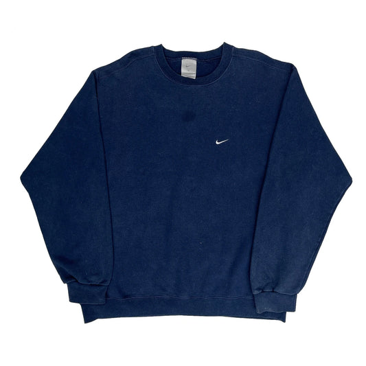 Nike Sweatshirt - XL Navy Cotton
