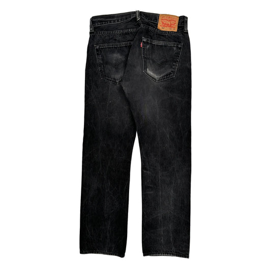 501 Levis Jeans - 30W 30L Black Cotton