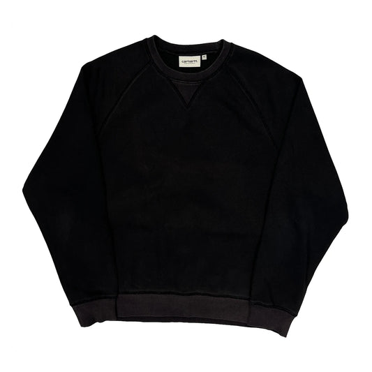 Carhartt Sweatshirt - Medium Black Cotton