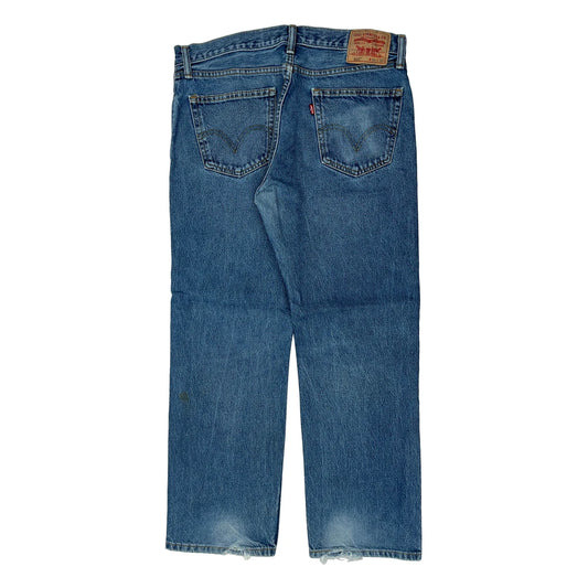 505 Levis Jeans - 36W 30L Blue Denim