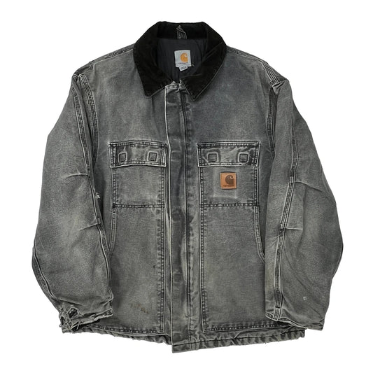 Carhartt Oversized Jacket - Medium Grey Cotton