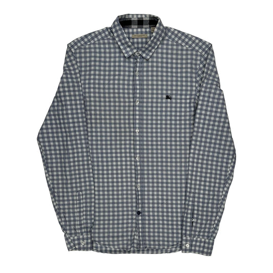 Burberry Brit Checked Shirt - Medium Blue Cotton