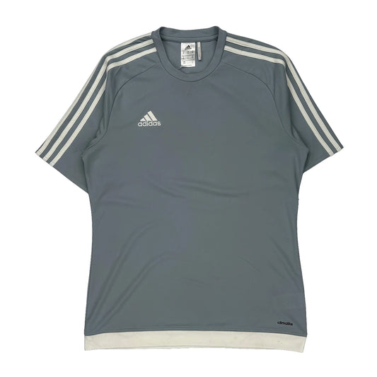 Number 13 Adidas Football Shirt - Medium Grey Polyester