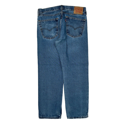 505 Levis Jeans - 32W 29L Blue Denim