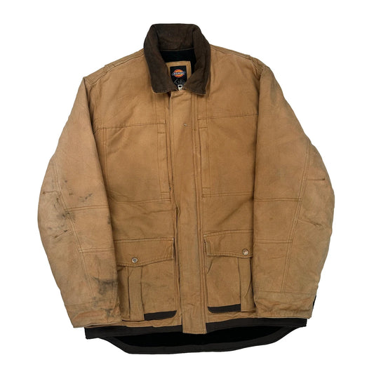 Dickies Jacket - Large Brown Cotton