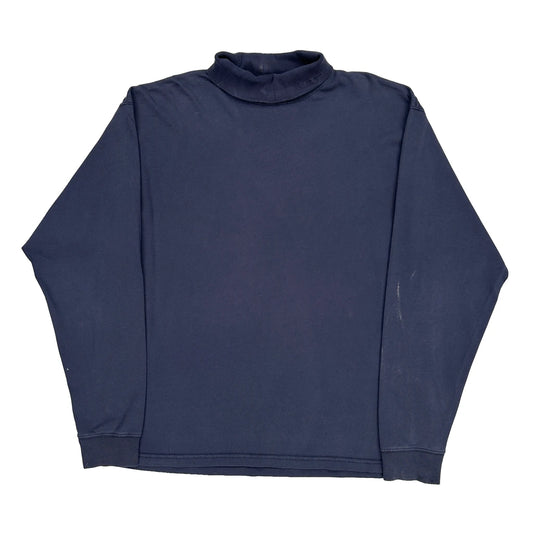 Vintage Carhartt Long Sleeve T-Shirt - 2XL Navy Cotton