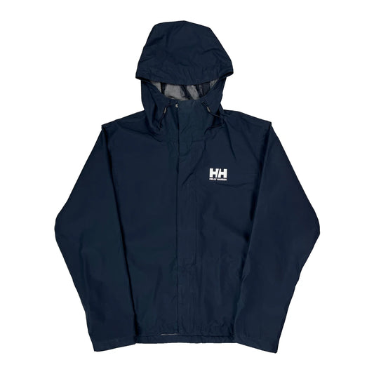 Helly Hansen Waterproof Jacket - Medium Navy Polyester