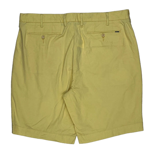 Vintage Polo By Ralph Lauren Chino Shorts - 36W 8L Yellow Cotton