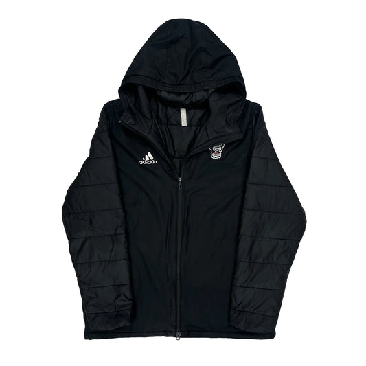 Vintage Adidas Jacket - Large Black Polyester