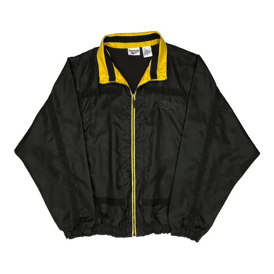 Reebok Jacket - Large Black Nylon