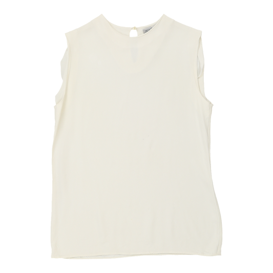 Emporio Armani Vest - Medium Cream Viscose