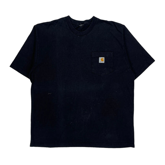 Carhartt T-Shirt - Large Black Cotton