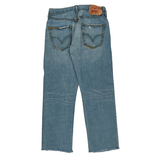 501 Levis Jeans - 32W 28L Light Wash Cotton