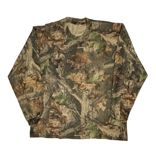 Advantage Timber Realtree Camo Long Sleeve T-Shirt - Large Camo Cotton