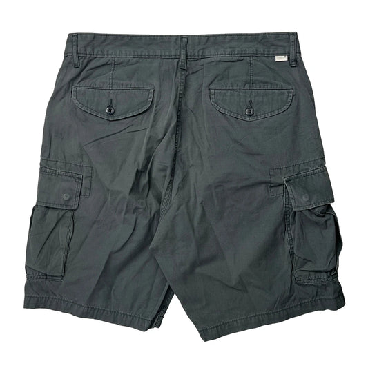 American Eagle Cargo Shorts - 32W 10L Grey Cotton