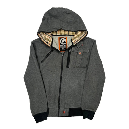 Ecko Unltd Hoodie - Small Grey Cotton Blend