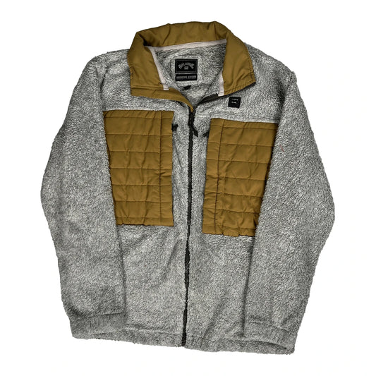 Adventure Division Billabong Fleece Jacket - Medium Grey Polyester