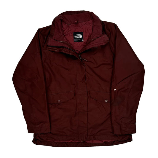 The North Face Jacket - Large Burgundy Polyester