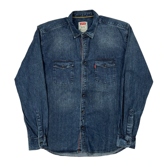 Levis Denim Shirt - XL Blue Denim