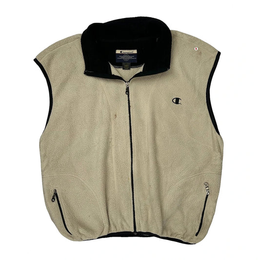 Champion Fleece - Large Beige Polyester