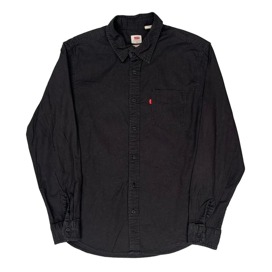 Vintage Levis Shirt - Medium Black Cotton