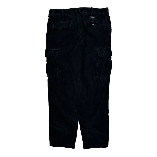 Vans Cargo Trousers - 34W 29L Black Corduroy