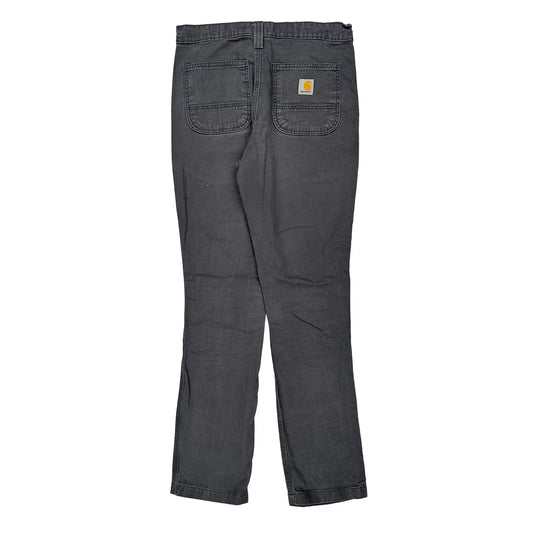 Carhartt Carpenter Trousers - 30W UK 10 Grey Cotton