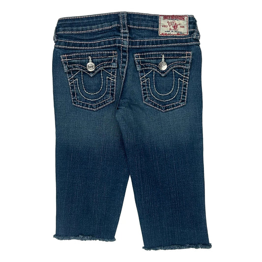Age 10 True Religion Cropped Jeans - Mediumw 10L Blue Cotton