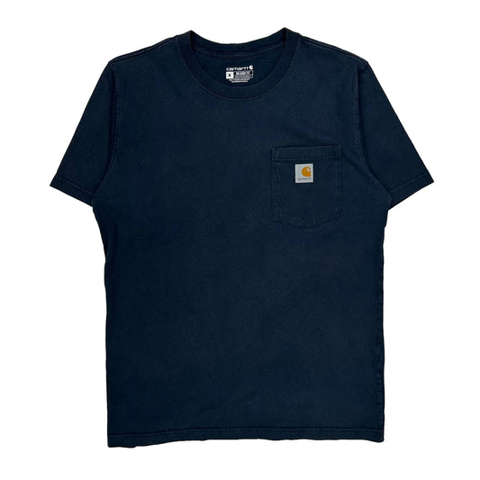 Vintage Carhartt T-Shirt - Medium Blue Cotton