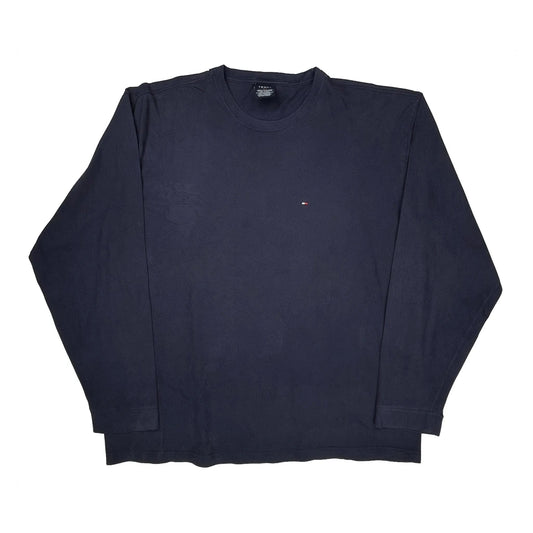 Tommy Hilfiger Long Sleeve T-Shirt - XL Navy Cotton