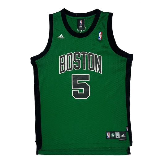 Boston Celtics Adidas Garnett Jersey - Medium Green Polyester