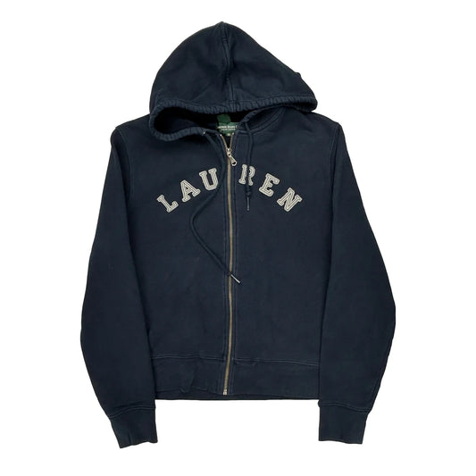 Polo By Ralph Lauren Spellout Hoodie - Medium Navy Cotton