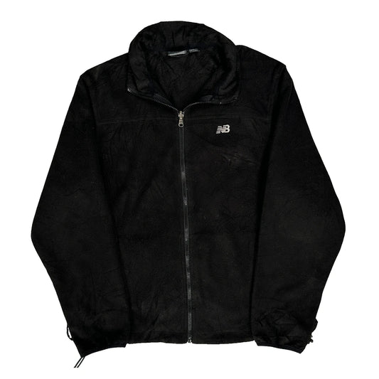 New Balance Fleece Jacket - Small Black Polyester