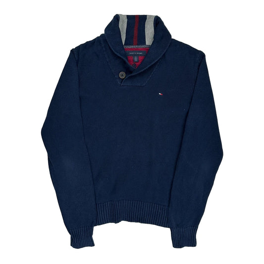 Tommy Hilfiger Jumper - Small Navy Cotton
