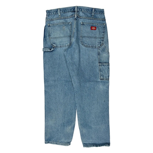Dickies Carpenter Jeans - 34W 30L Blue Cotton