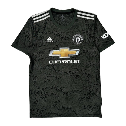 Manchester United Adidas 2020-21 Away Football Shirt - Medium Black Polyester