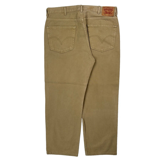 550 Levis Jeans - 36W 29L Beige Cotton