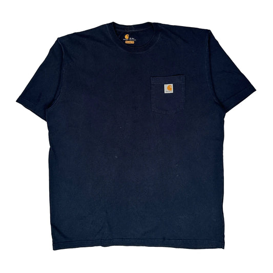 Carhartt Tall T-Shirt - XL Navy Cotton