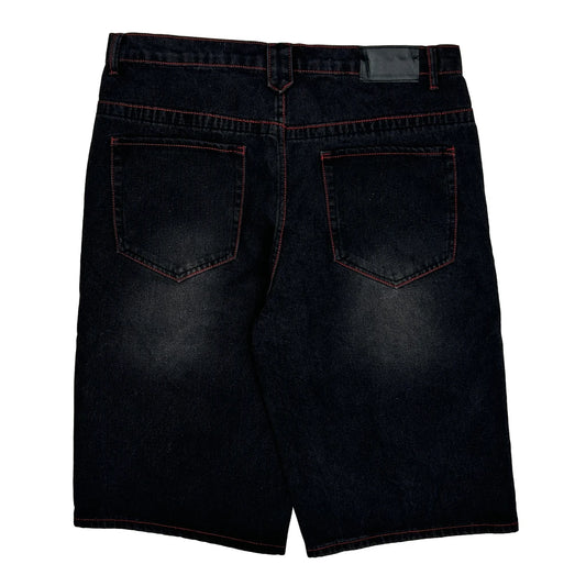 Unbranded Denim Shorts - 38W 11L Black Denim