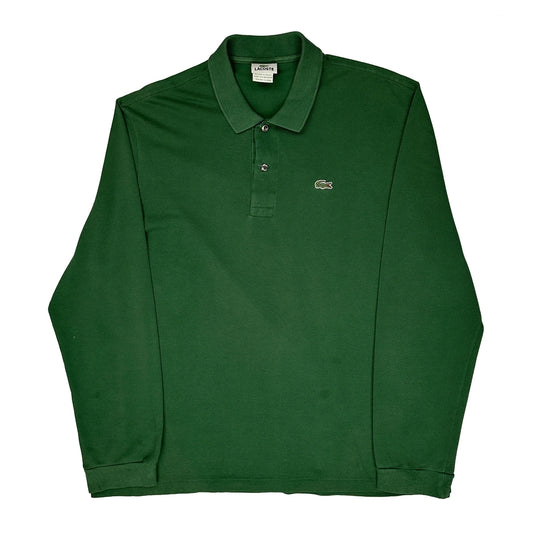 Lacoste Polo Shirt - XL Green Cotton