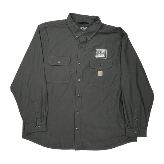 Trench Shoring Carhartt Shirt - 2XL Grey Cotton
