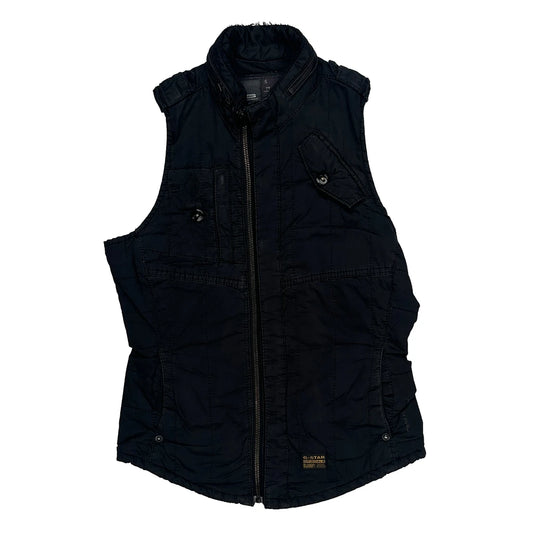 Vintage G-Star Gilet - Small Black Polyester
