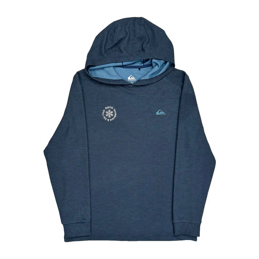 Quiksilver Hoodie - Medium Blue Polyester