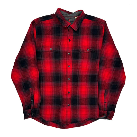 Woolrich Checked Flannel Shirt - XL Red Cotton