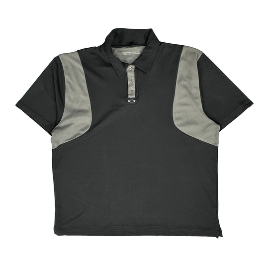 Oakley Polo Shirt - 2XL Black Polyester
