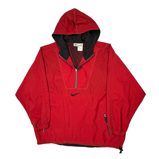 Nike Windbreaker - XL Red Polyester