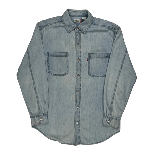 Levis Denim Shirt - Medium Light Wash Cotton
