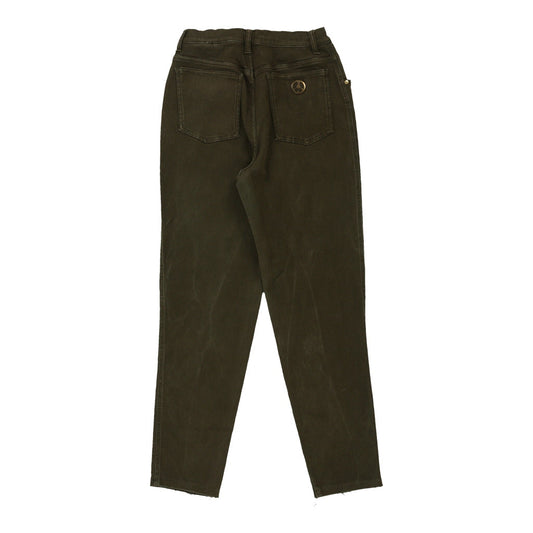 Moschino Jeans - 26W UK 8 Khaki Cotton