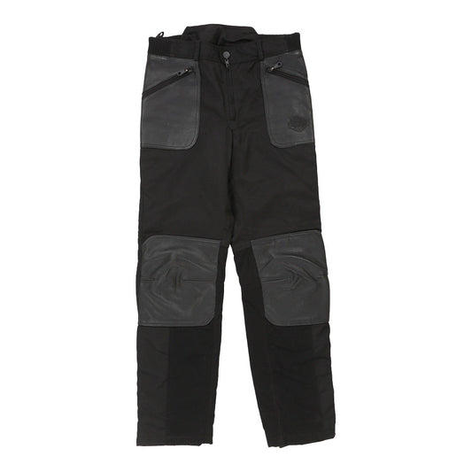 Vintage Harley Davidson Trousers - 36W 34L Black Nylon