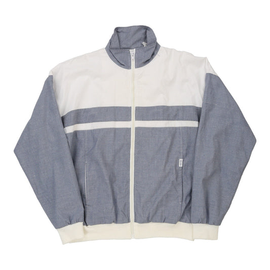 Vintage Christian Dior Jacket - Large Blue Polyester Blend